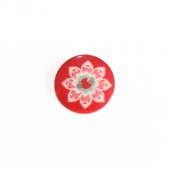 Botón Rojo Flor