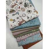 Lote Fat Quarter Good Boy And Kitty